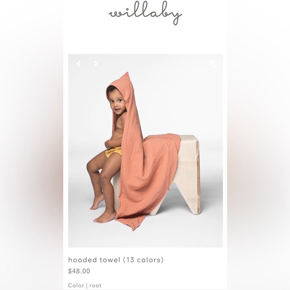 Willaby Hooded Baby Towel